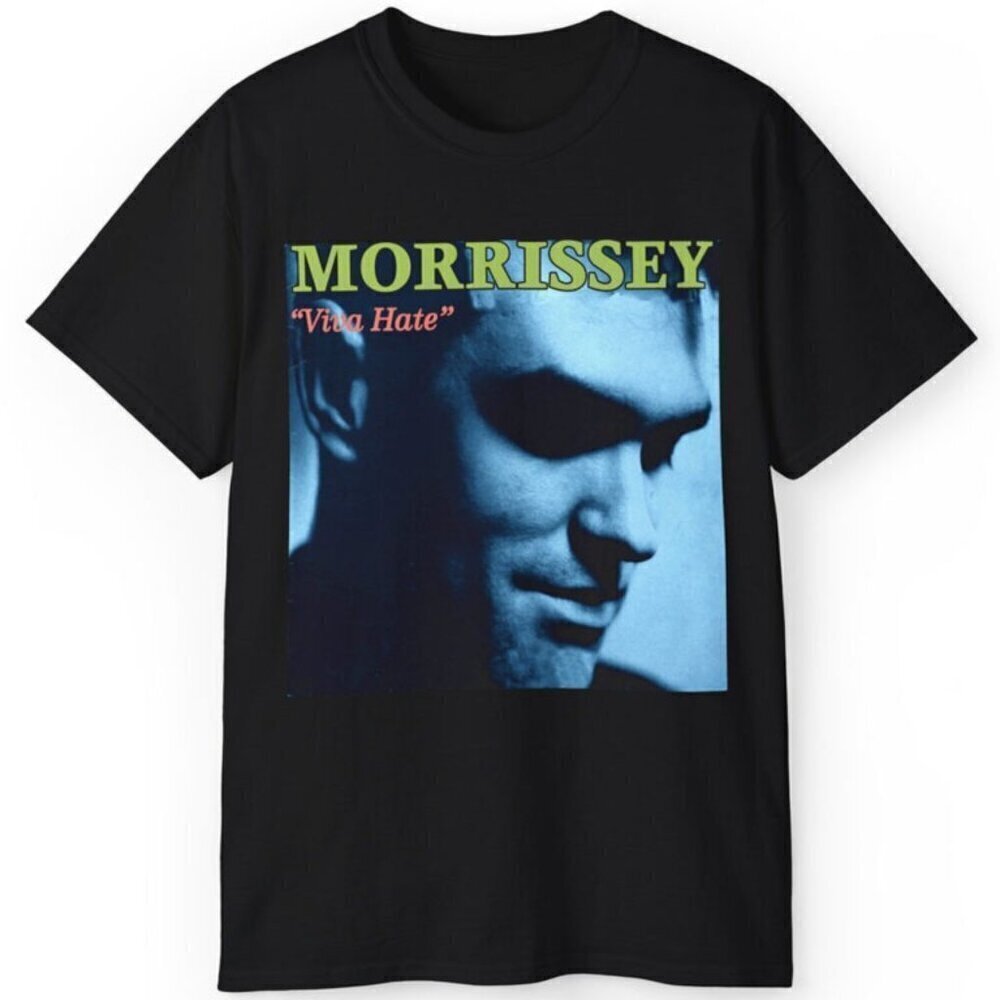 Morrissey Viva Hate Vintage T Shirt Retro Music Graphic Fan Gift Rock Band Tee